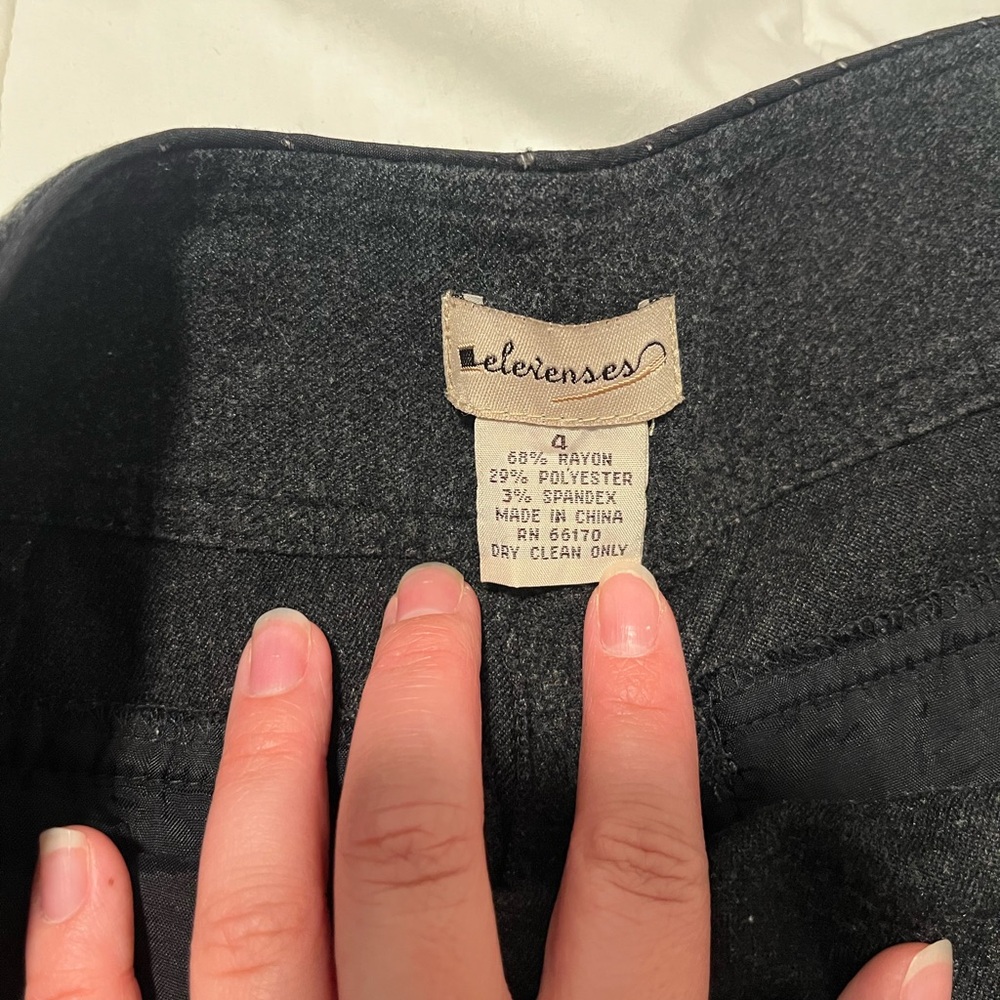 Elevenses Black Pencil Skirt